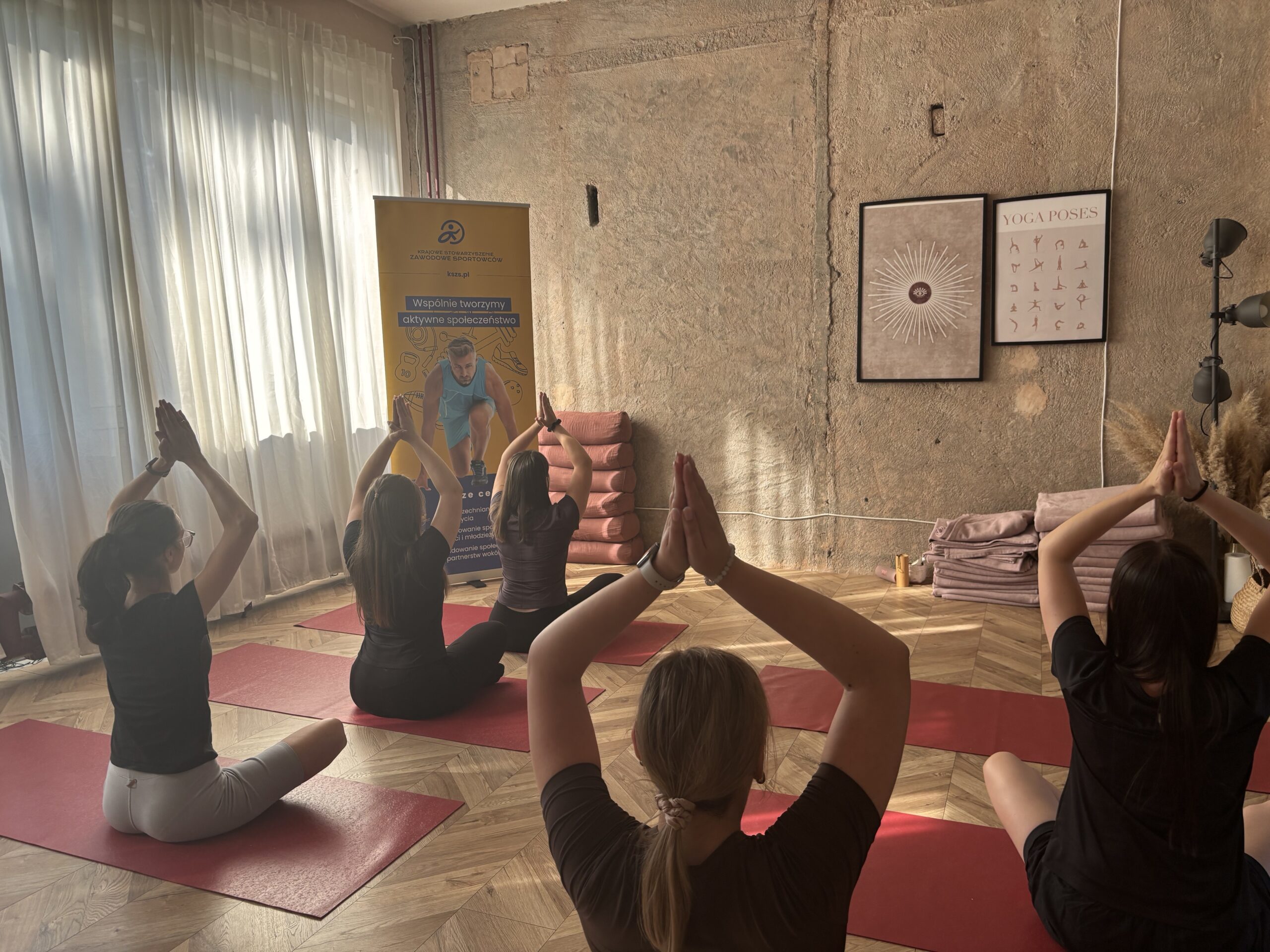 Zajęcia w studio jogi